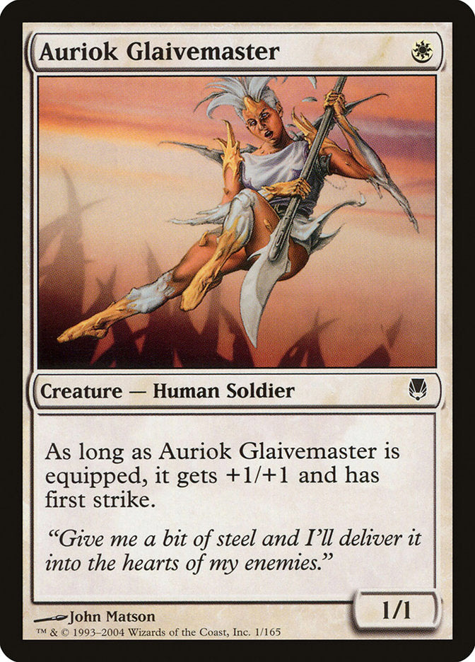 Auriok Glaivemaster [Darksteel] | Webway Games