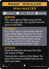Mini-Master (Magic Minigame) [Commander Legends: Battle for Baldur's Gate Minigame] | Webway Games