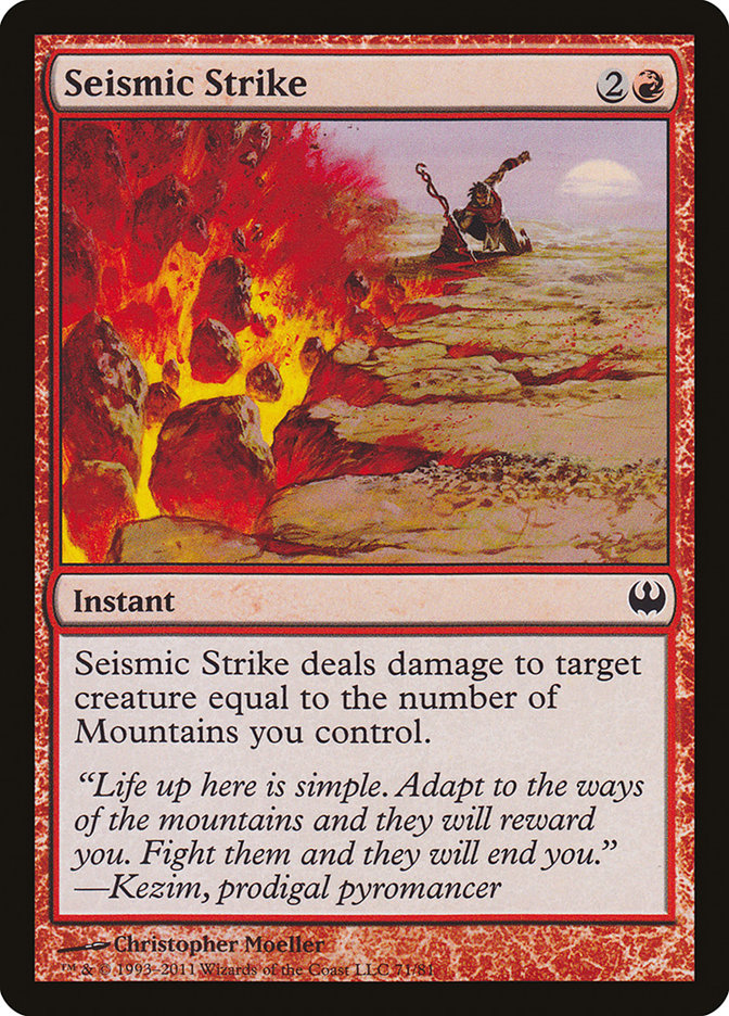 Seismic Strike [Duel Decks: Knights vs. Dragons] | Webway Games