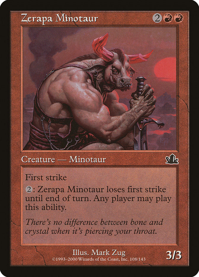 Zerapa Minotaur [Prophecy] | Webway Games