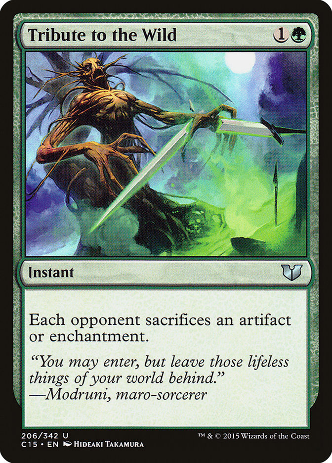Tribute to the Wild [Commander 2015] | Webway Games