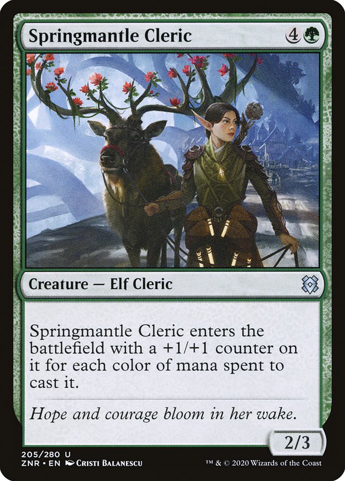 Springmantle Cleric [Zendikar Rising] | Webway Games