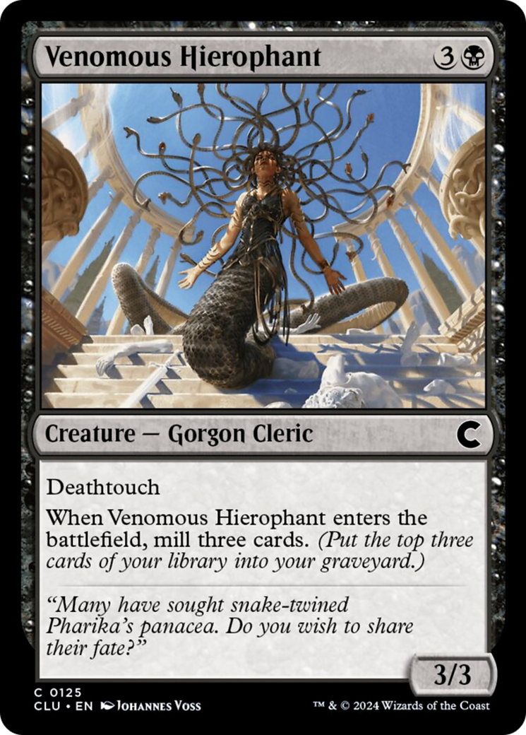 Venomous Hierophant [Ravnica: Clue Edition] | Webway Games