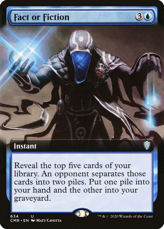 Fact or Fiction (Extended Art) [Commander Legends] | Webway Games