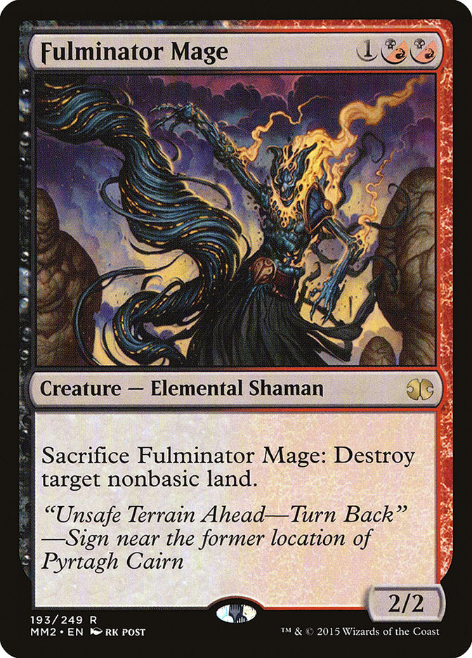 Fulminator Mage [Modern Masters 2015] | Webway Games