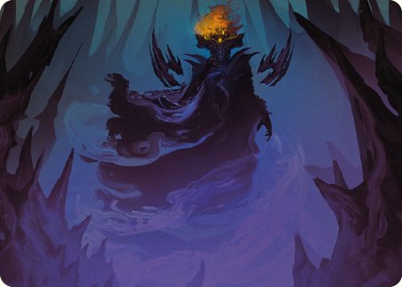 Sauron, the Necromancer Art Card [The Lord of the Rings: Tales of Middle-earth Art Series] | Webway Games
