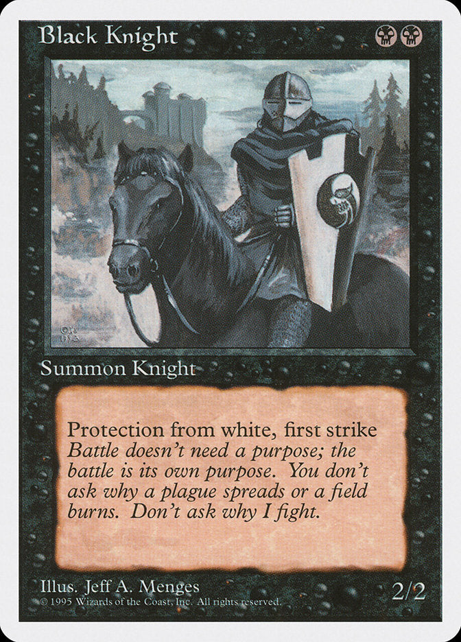 Black Knight [Fourth Edition] | Webway Games