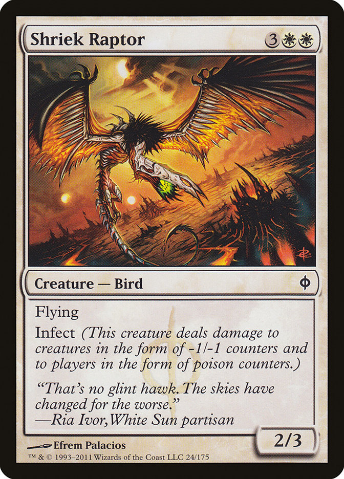 Shriek Raptor [New Phyrexia] | Webway Games