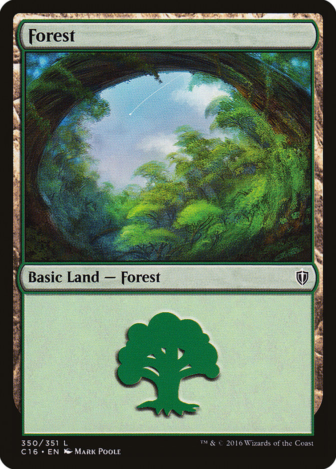 Forest (#350) [Commander 2016] | Webway Games