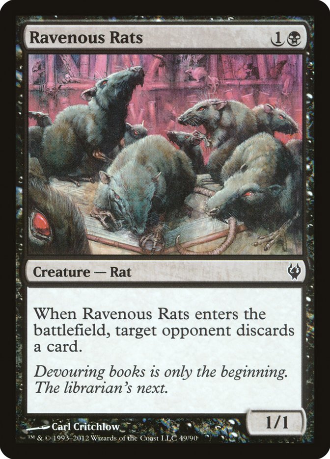 Ravenous Rats [Duel Decks: Izzet vs. Golgari] | Webway Games