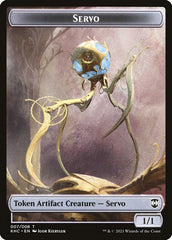 Elf Warrior // Servo Double-sided Token [Kaldheim Commander Tokens] | Webway Games