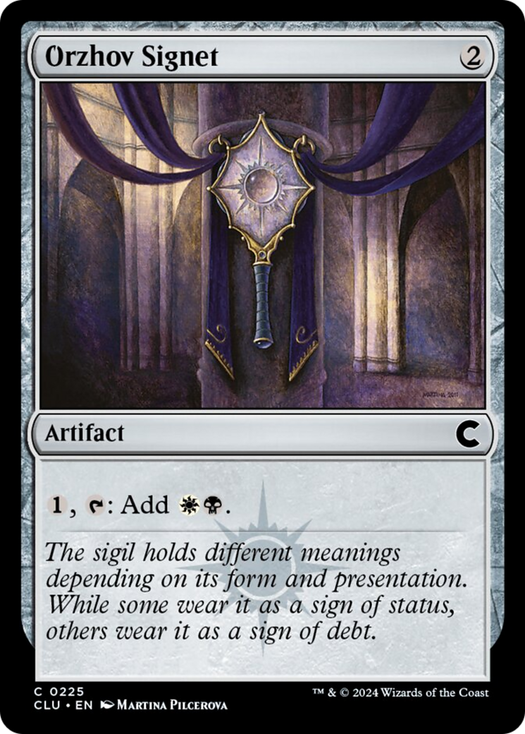 Orzhov Signet [Ravnica: Clue Edition] | Webway Games