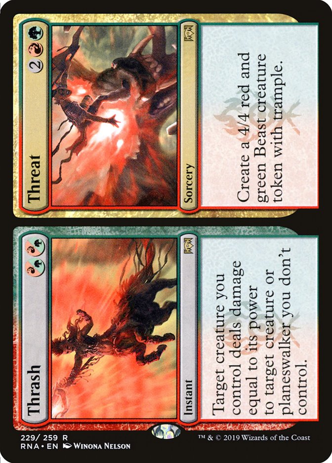 Thrash // Threat [Ravnica Allegiance] | Webway Games