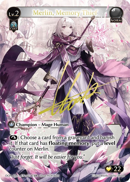 Merlin, Memory Thief (CSR) (017) [Dawn of Ashes: Alter Edition] | Webway Games