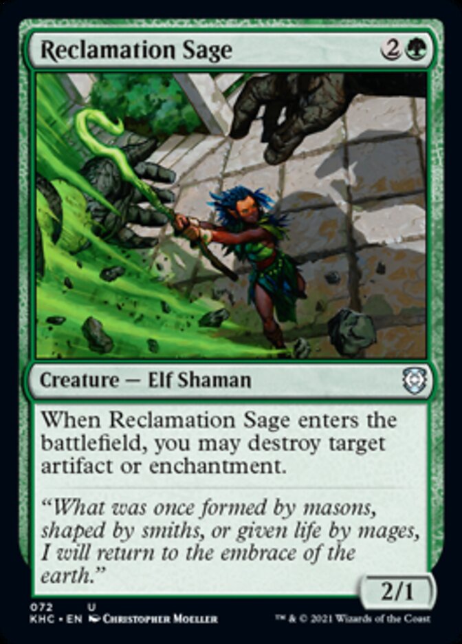 Reclamation Sage [Kaldheim Commander] | Webway Games