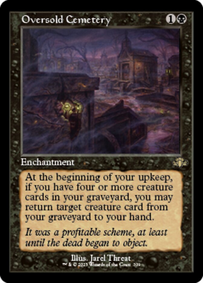 Oversold Cemetery (Retro) [Dominaria Remastered] | Webway Games