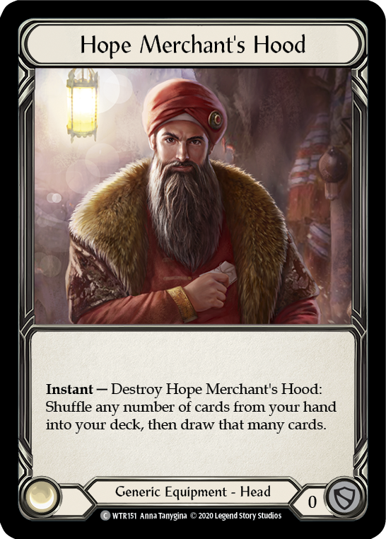 Hope Merchant's Hood [U-WTR151] (Welcome to Rathe Unlimited)  Unlimited Rainbow Foil | Webway Games