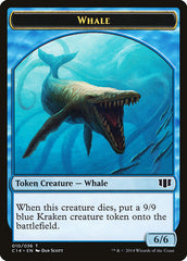 Whale // Zombie (011/036) Double-sided Token [Commander 2014 Tokens] | Webway Games