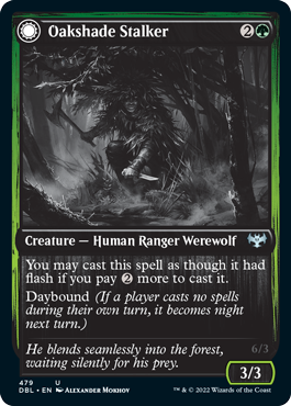 Oakshade Stalker // Moonlit Ambusher [Innistrad: Double Feature] | Webway Games