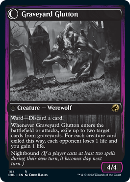 Graveyard Trespasser // Graveyard Glutton [Innistrad: Double Feature] | Webway Games