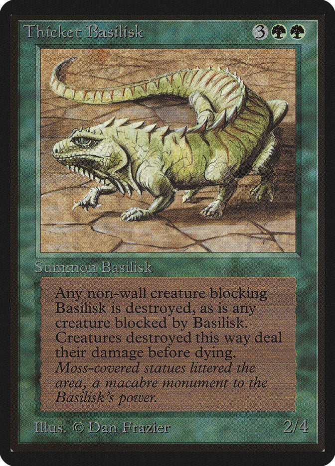 Thicket Basilisk [Limited Edition Beta] | Webway Games