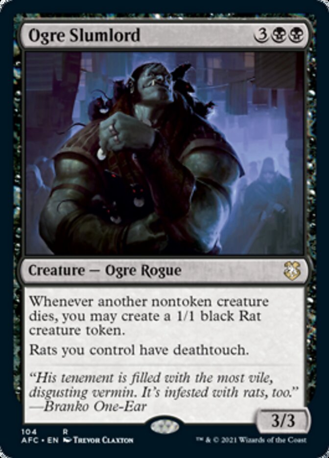 Ogre Slumlord [Dungeons & Dragons: Adventures in the Forgotten Realms Commander] | Webway Games