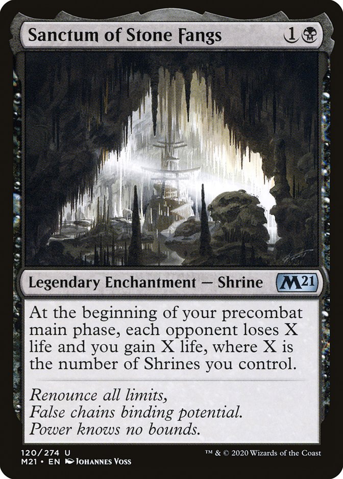 Sanctum of Stone Fangs [Core Set 2021] | Webway Games