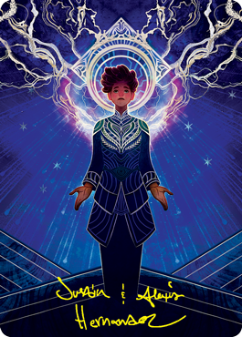 Brainstorm Art Card (Gold-Stamped Signature) [Strixhaven: School of Mages Art Series] | Webway Games