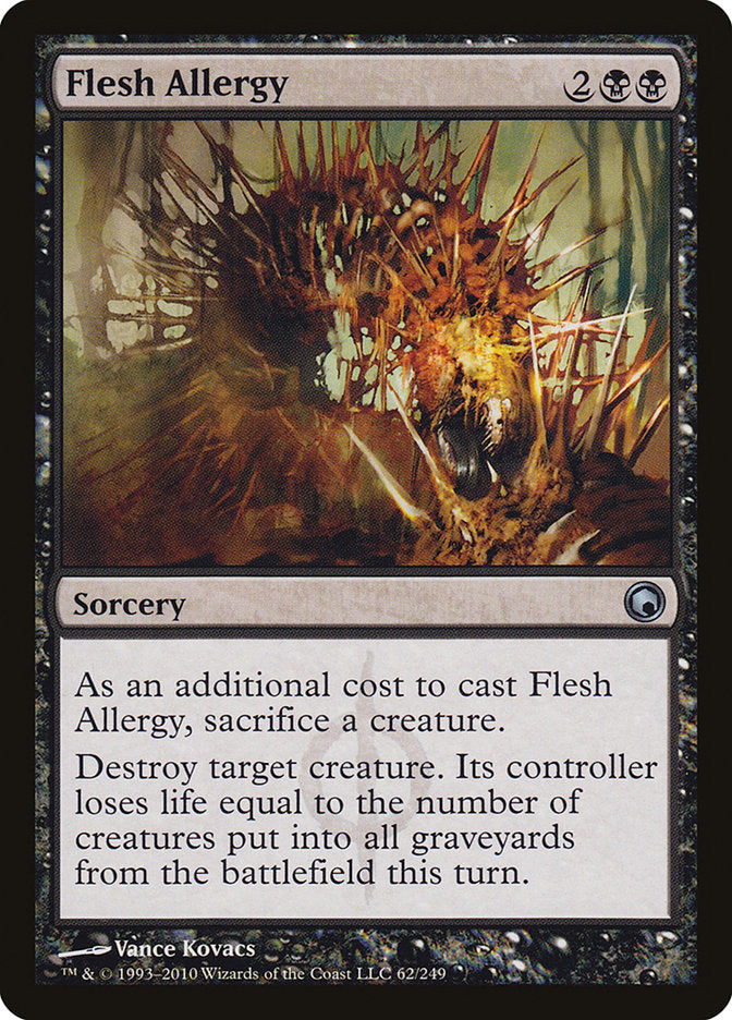 Flesh Allergy [Scars of Mirrodin] | Webway Games