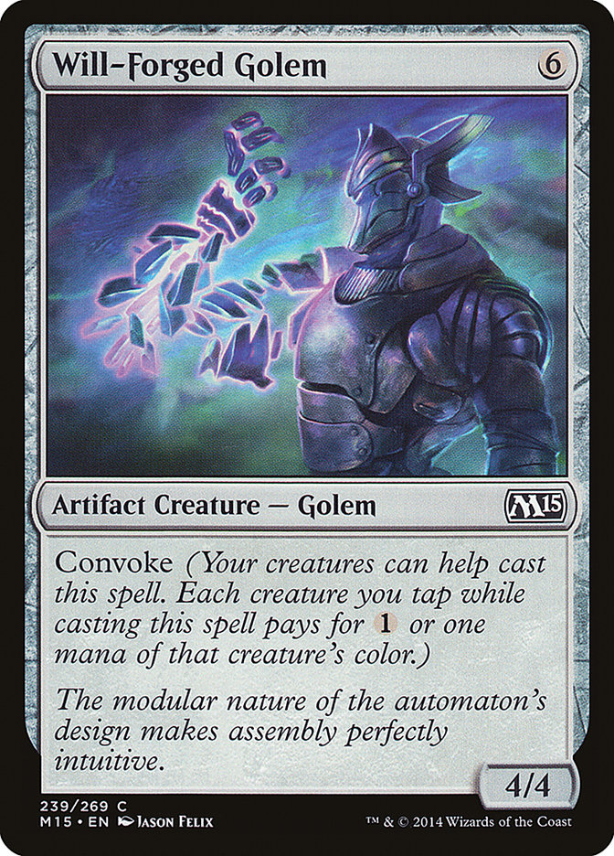 Will-Forged Golem [Magic 2015] | Webway Games