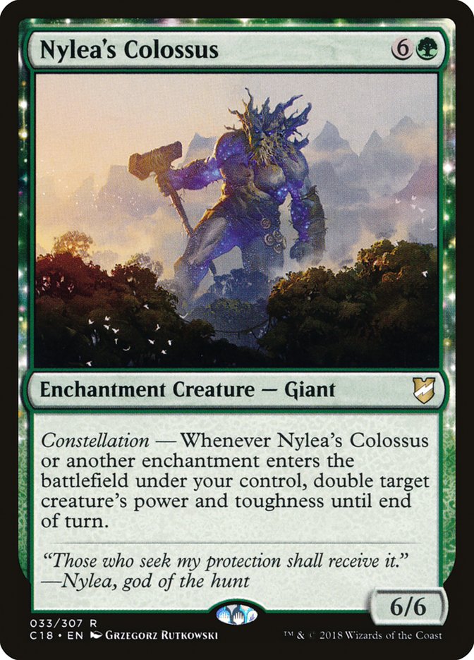 Nylea's Colossus [Commander 2018] | Webway Games