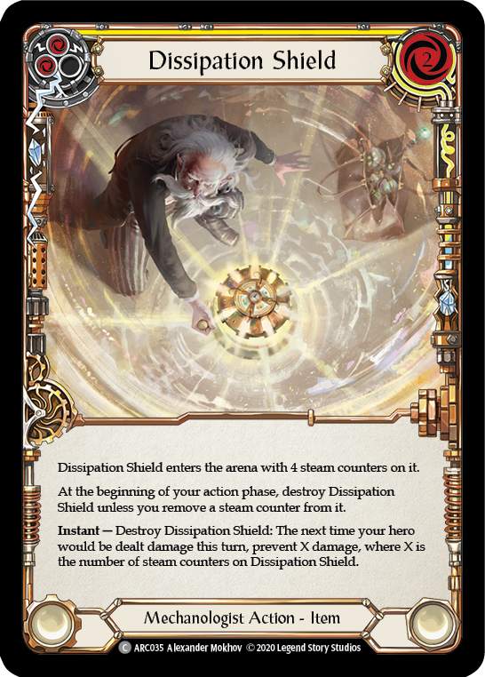 Dissipation Shield [ARC035] Unlimited Rainbow Foil | Webway Games