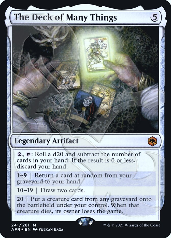 The Deck of Many Things (Ampersand Promo) [Dungeons & Dragons: Adventures in the Forgotten Realms Promos] | Webway Games