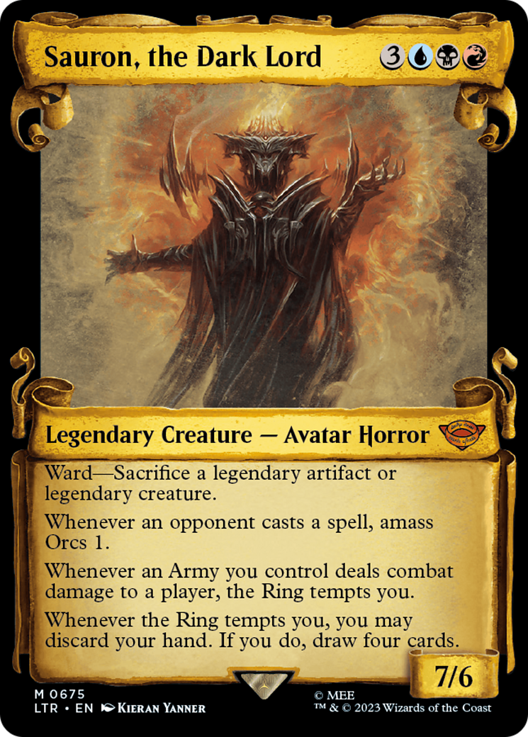 Sauron, the Dark Lord [The Lord of the Rings: Tales of Middle-Earth Showcase Scrolls] | Webway Games