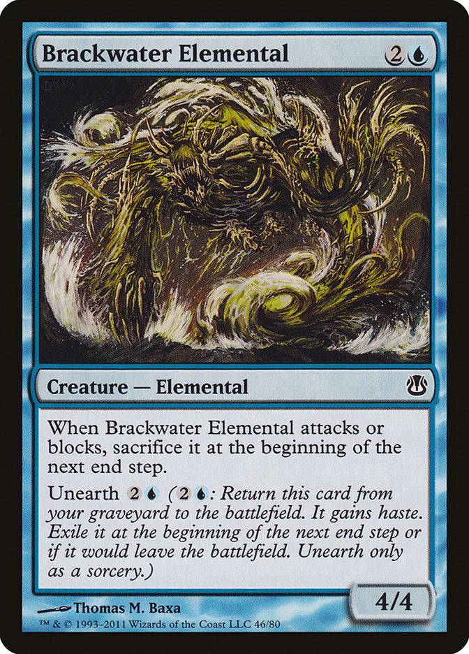 Brackwater Elemental [Duel Decks: Ajani vs. Nicol Bolas] | Webway Games