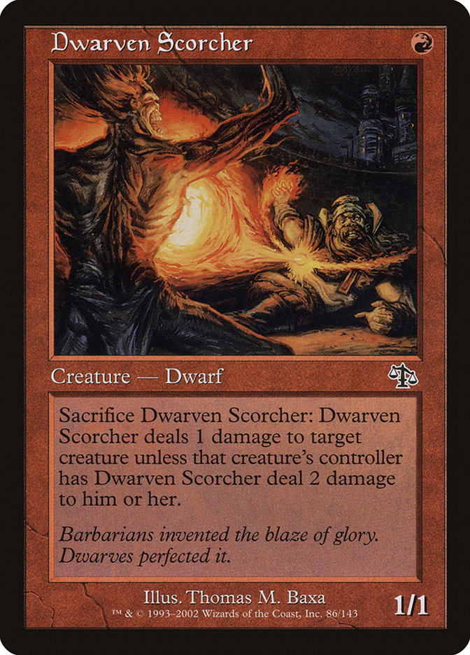 Dwarven Scorcher [Judgment] | Webway Games