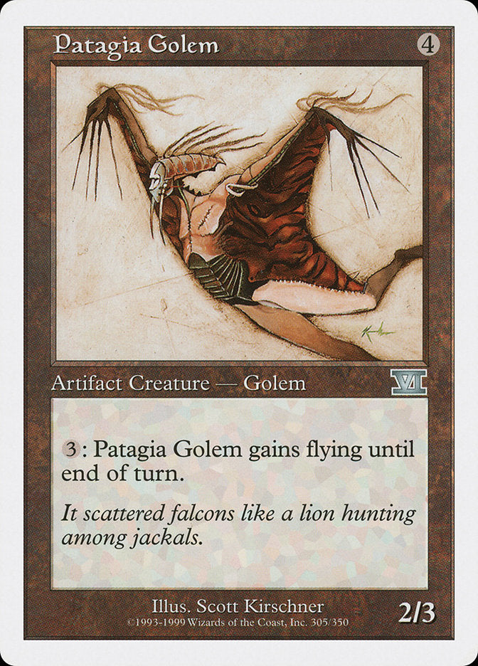 Patagia Golem [Classic Sixth Edition] | Webway Games
