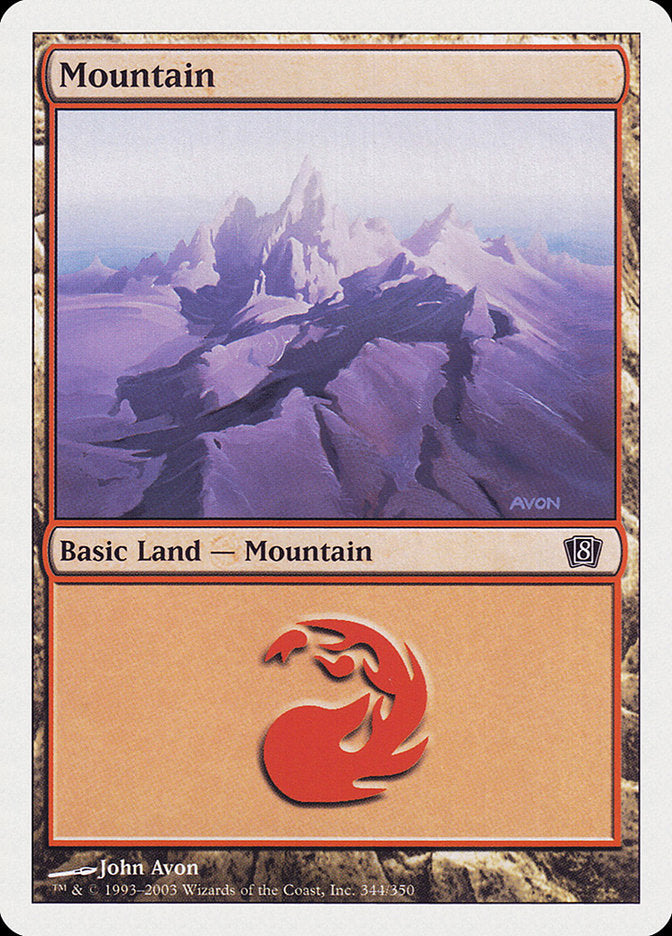 Mountain (#344) [Eighth Edition] | Webway Games