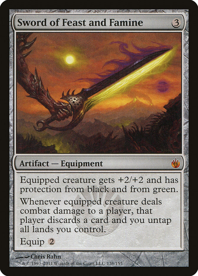 Sword of Feast and Famine [Mirrodin Besieged] | Webway Games