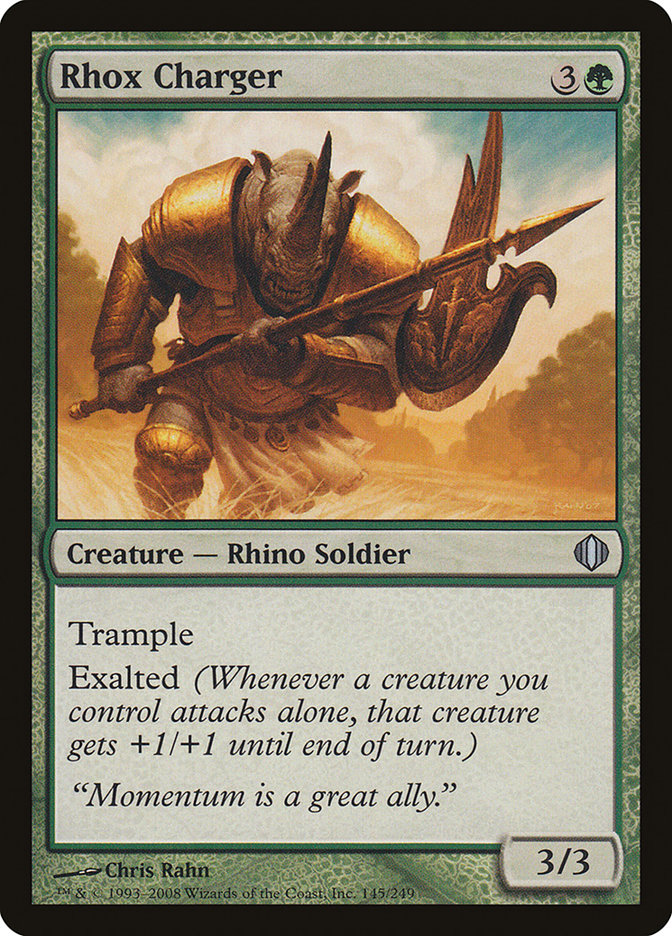 Rhox Charger [Shards of Alara] | Webway Games