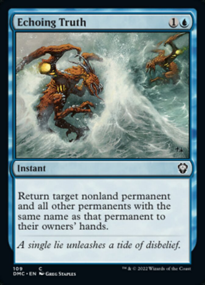 Echoing Truth [Dominaria United Commander] | Webway Games