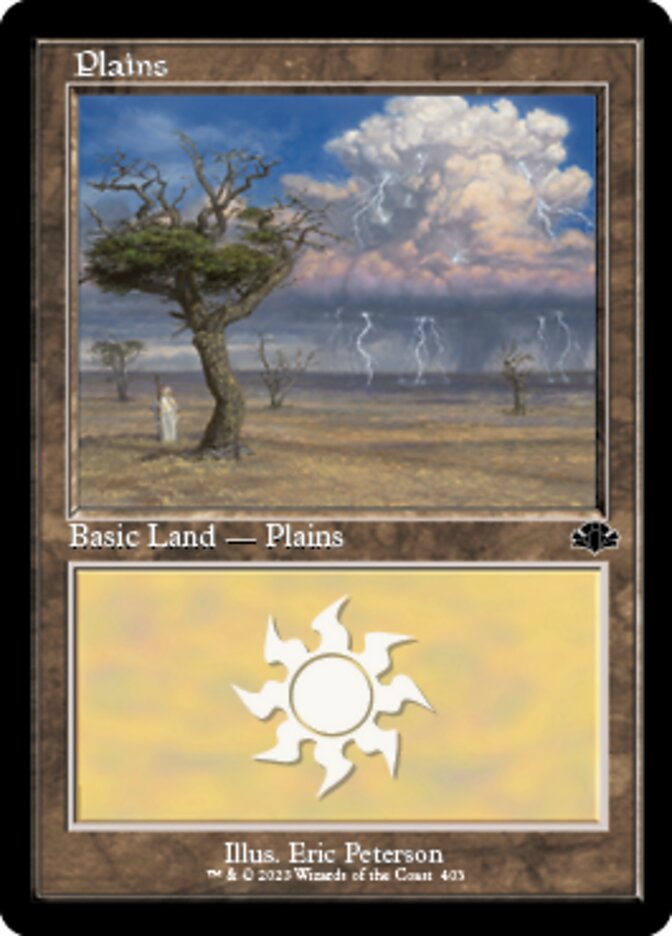 Plains (403) (Retro) [Dominaria Remastered] | Webway Games