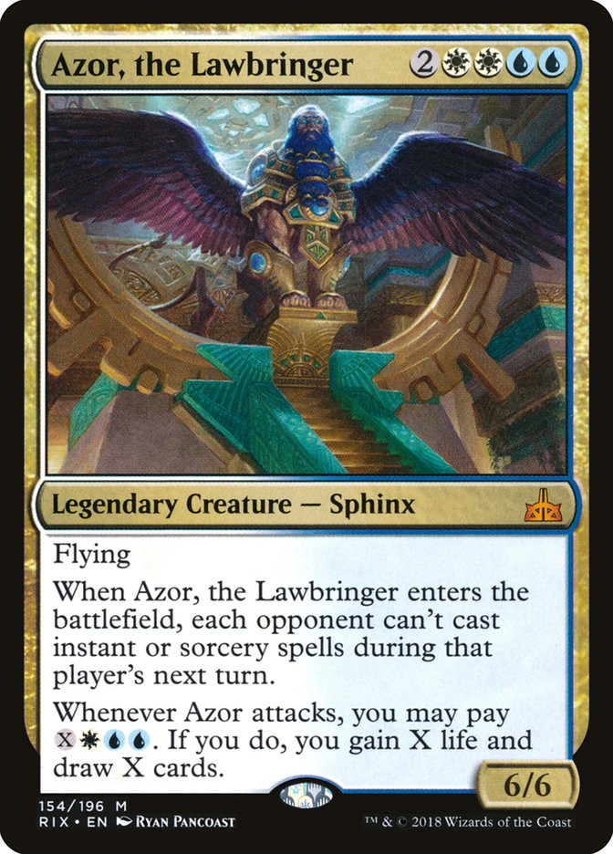 Azor, the Lawbringer [Rivals of Ixalan] | Webway Games