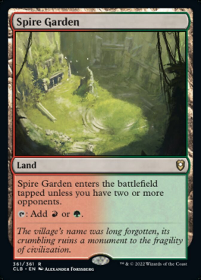 Spire Garden [Commander Legends: Battle for Baldur's Gate] | Webway Games
