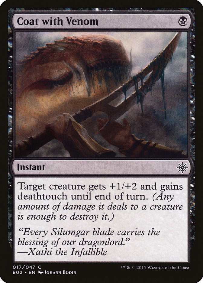 Coat with Venom [Explorers of Ixalan] | Webway Games