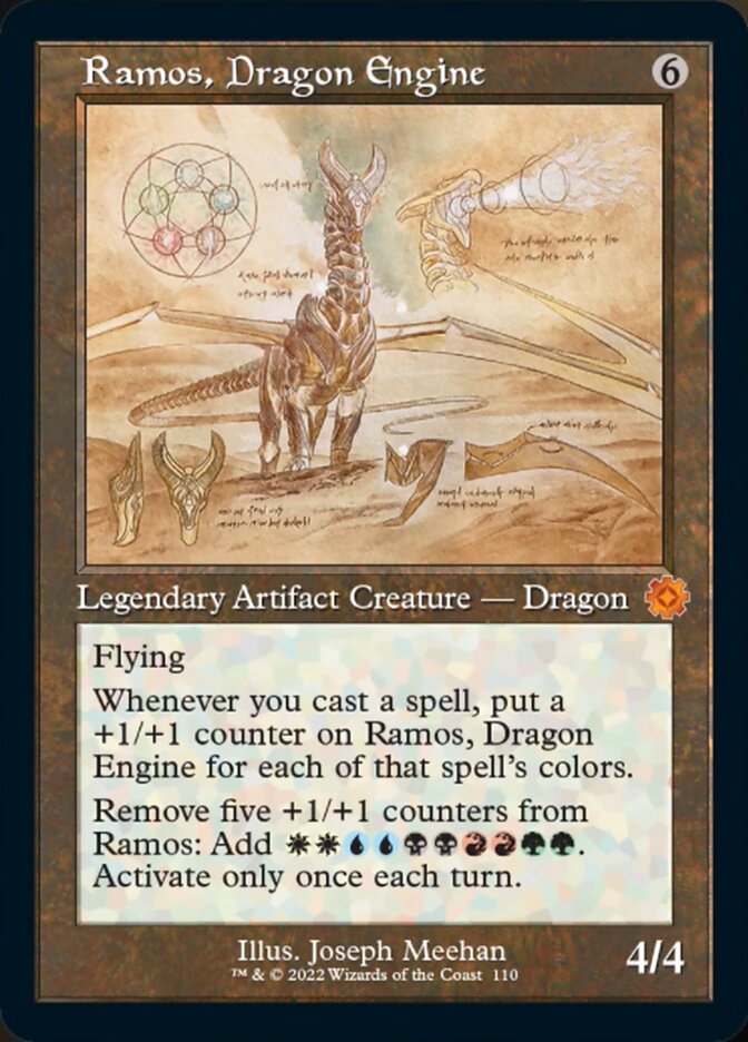 Ramos, Dragon Engine (Retro Schematic) [The Brothers' War Retro Artifacts] | Webway Games