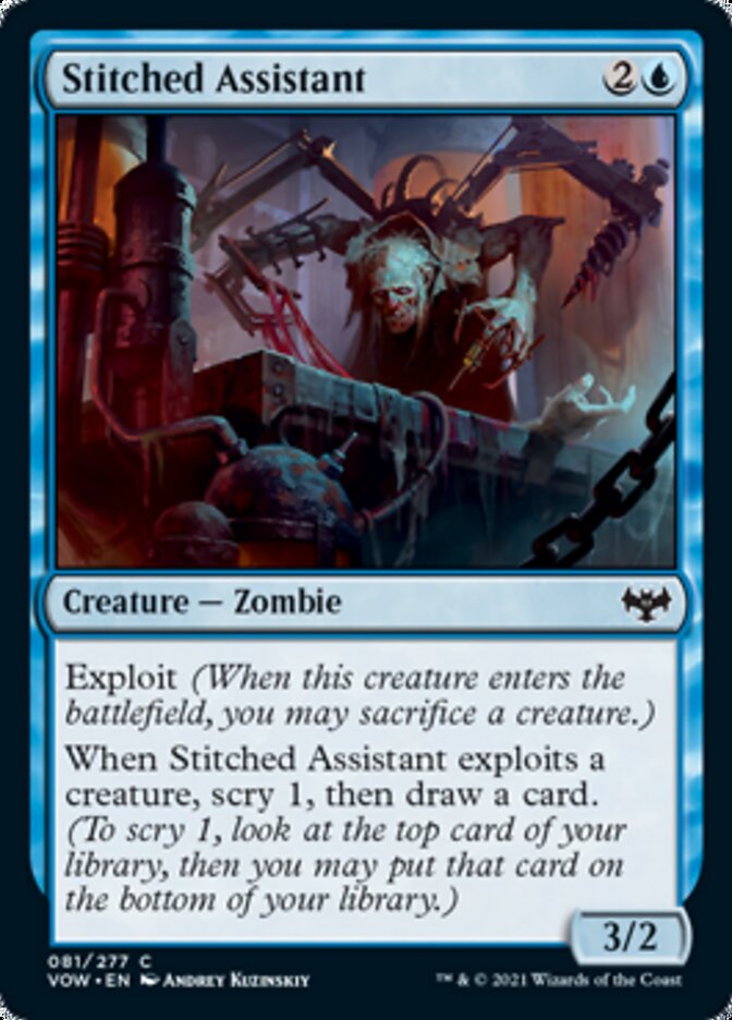 Stitched Assistant [Innistrad: Crimson Vow] | Webway Games