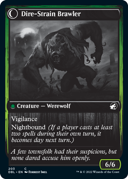Tireless Hauler // Dire-Strain Brawler [Innistrad: Double Feature] | Webway Games