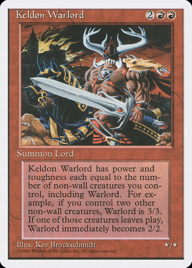 Keldon Warlord [Fourth Edition] | Webway Games