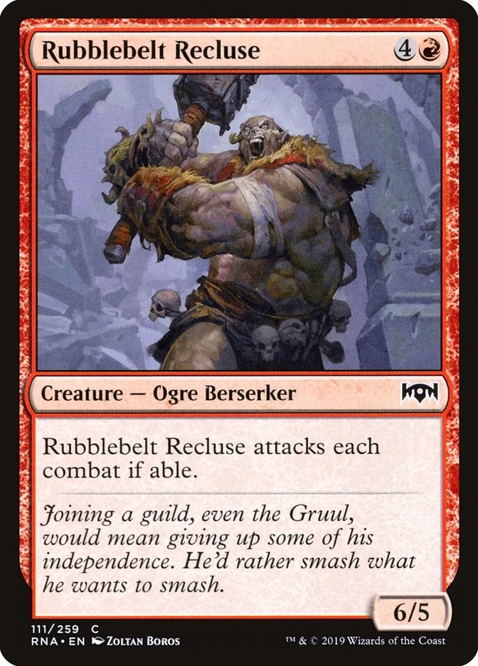 Rubblebelt Recluse [Ravnica Allegiance] | Webway Games